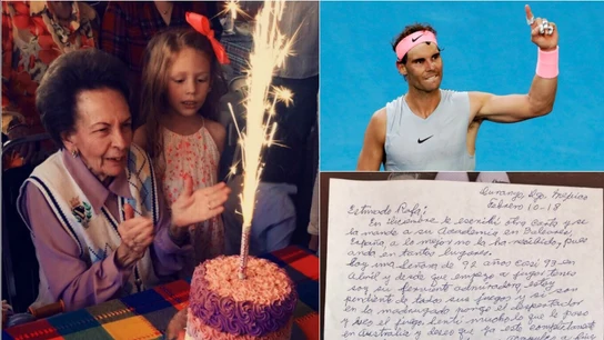 La carta que emociona a Nadal La carta que emociona a Nadal