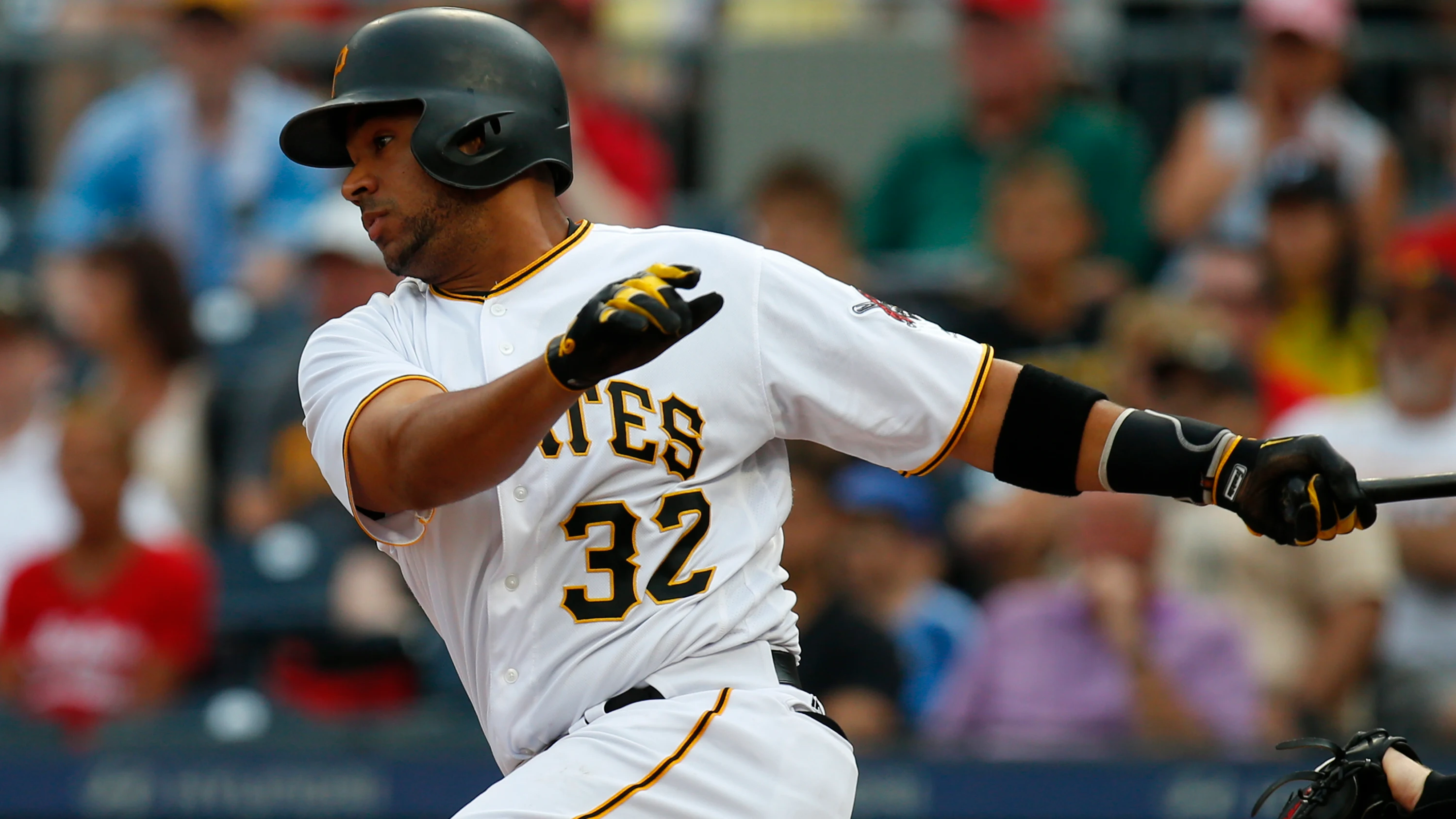 Elías Díaz, durante un partido con los Pittsburgh Pirates