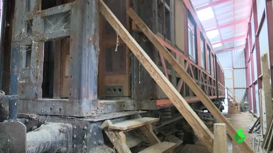 El tren de Hendaya continúa abandonado El tren de Hendaya continúa abandonado