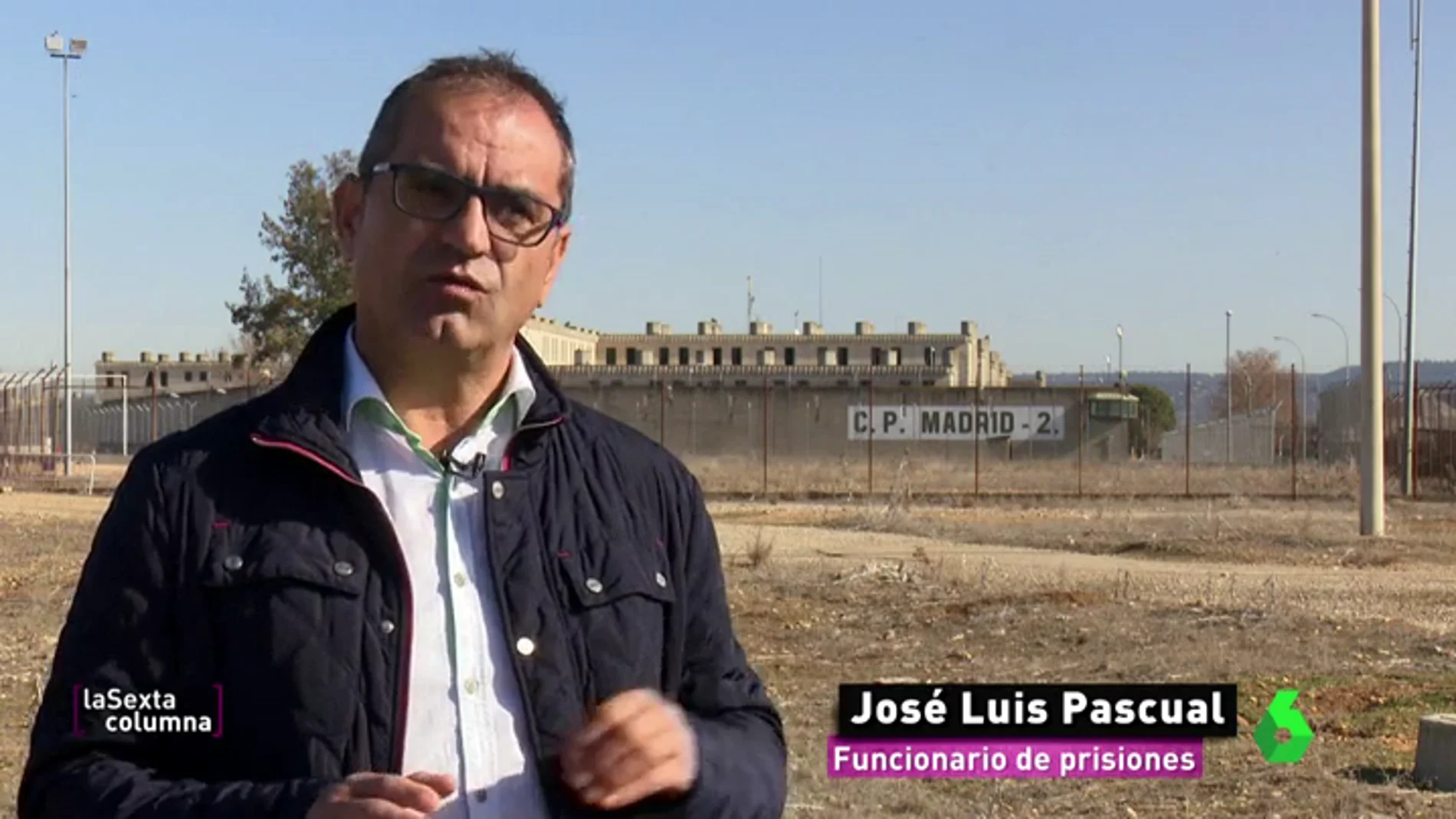 Jose Luis Pascual, funcionario de prisiones