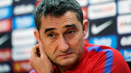 Valverde, en rueda de prensa Valverde, en rueda de prensa