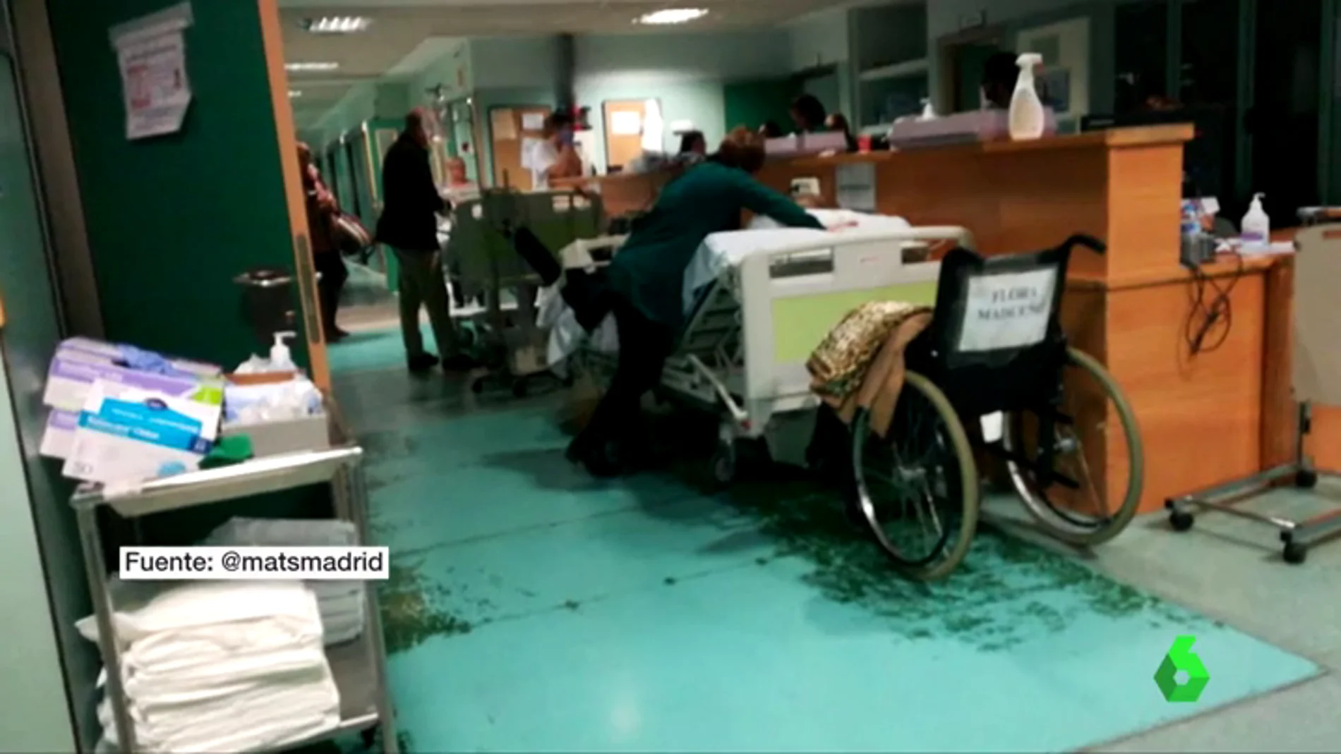 Cientos de personas reclaman mejoras en la Sanidad Pública en el Hospital 12 de octubre