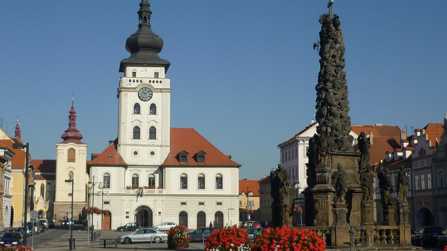 Foto de archivo de Zatec, República Checa Foto de archivo de Zatec, República Checa