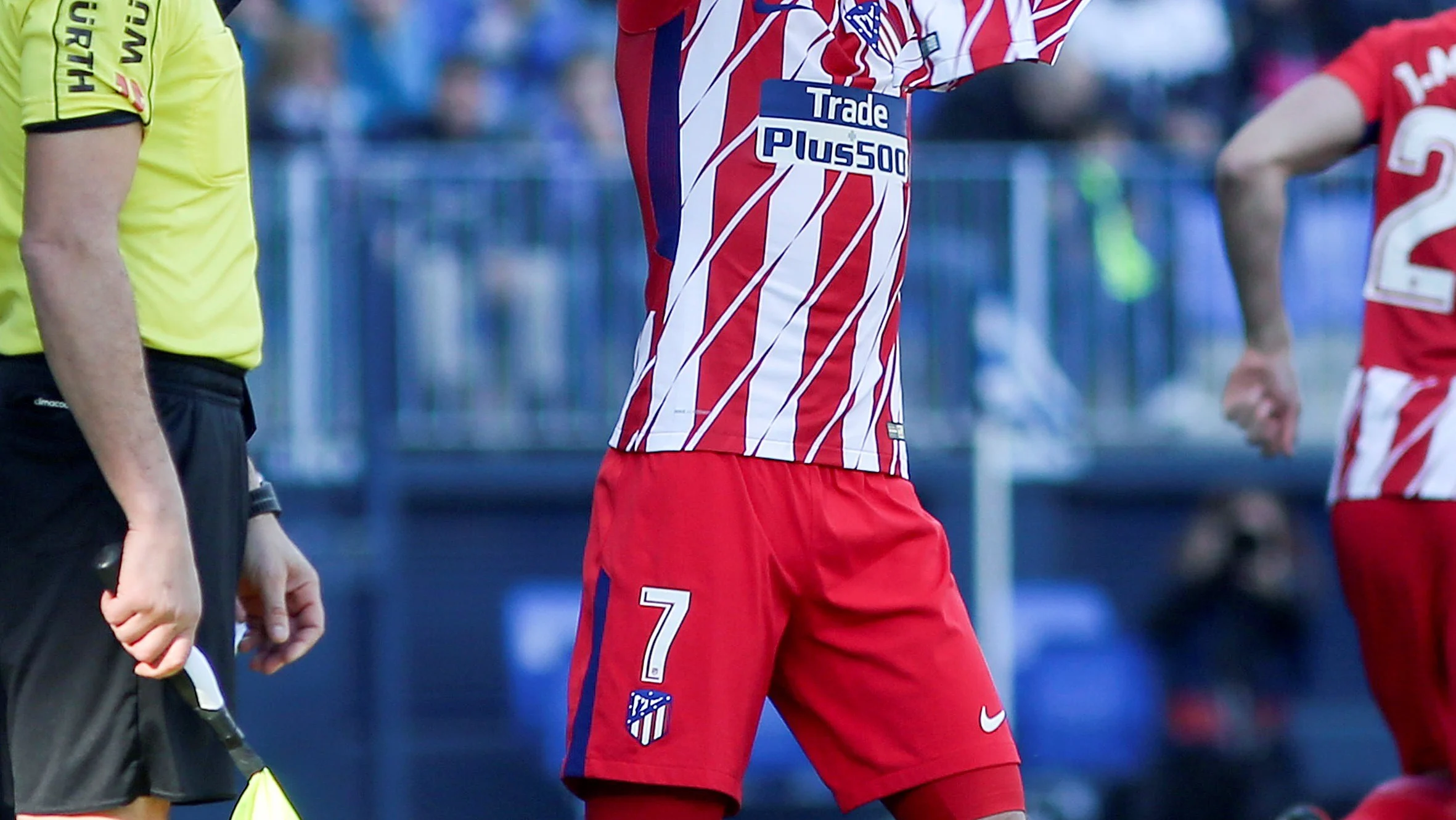 Griezmann, con la camiseta de Barberá