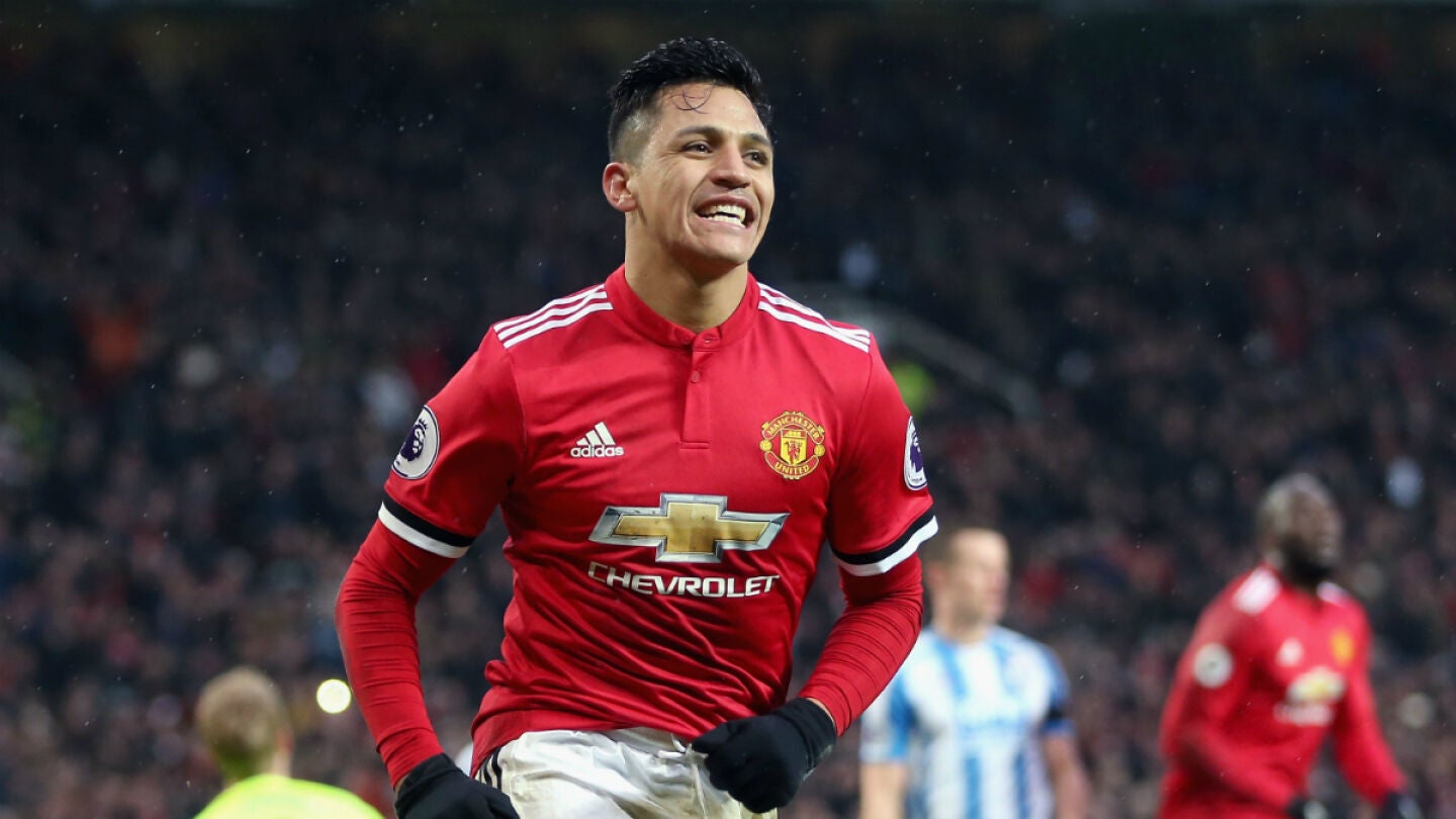 Alexis S&aacute;nchez, con el United