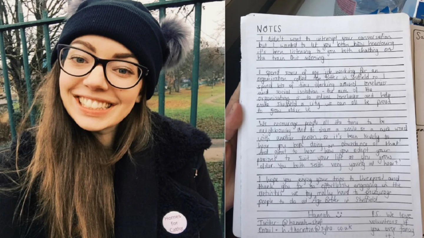 Hannah Thornton y su carta Hannah Thornton y su carta