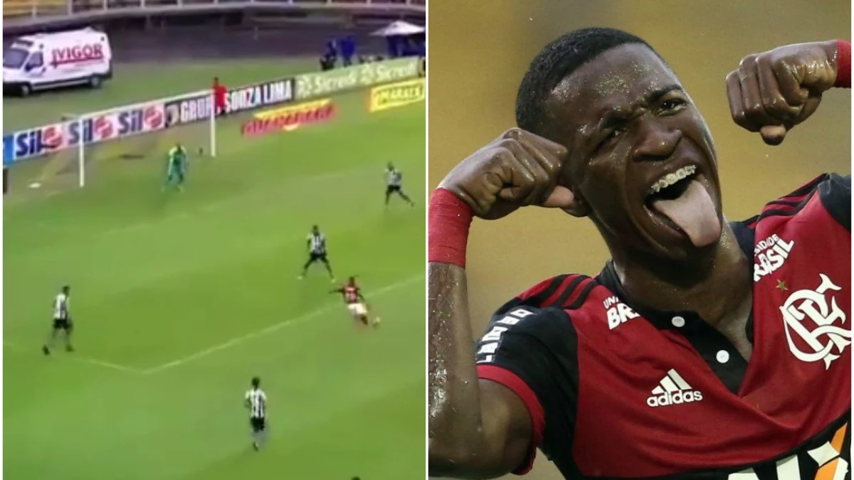 Golazo y provocación de Vinicius Golazo y provocación de Vinicius