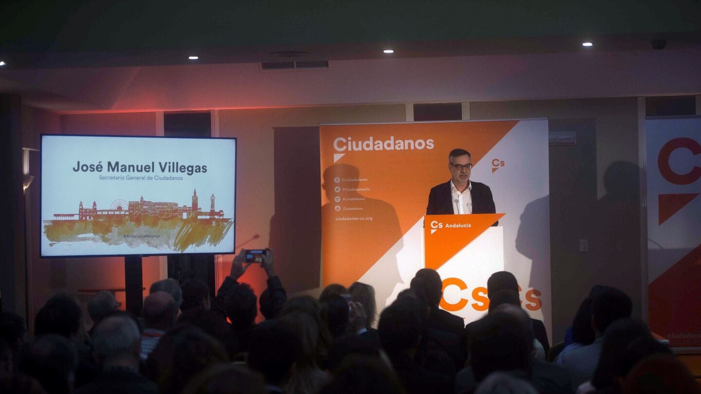 El Secretario General de Ciudadanos, Jos&eacute; Manuel Villegas