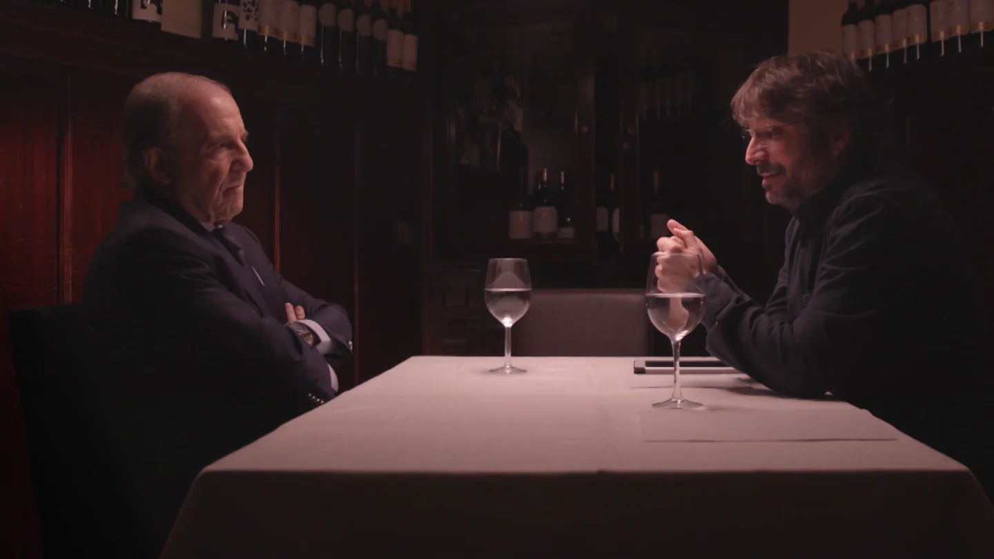 José María García con Jordi Évole en Salvados José María García con Jordi Évole en Salvados