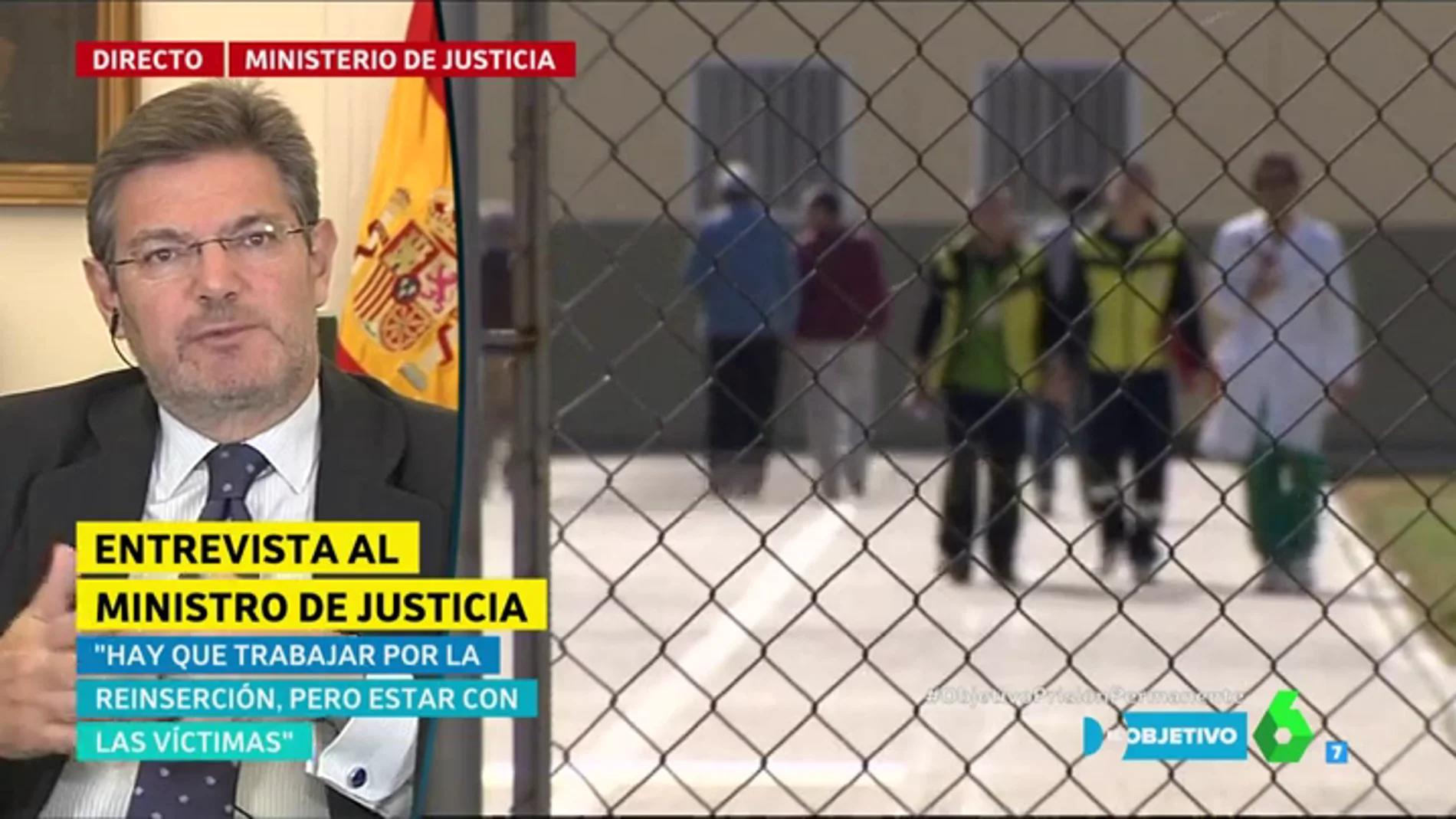 Rafael Catalá, sobre la prisión permanente revisable: "Hay que trabajar por la reinserción, pero estar con las víctimas"