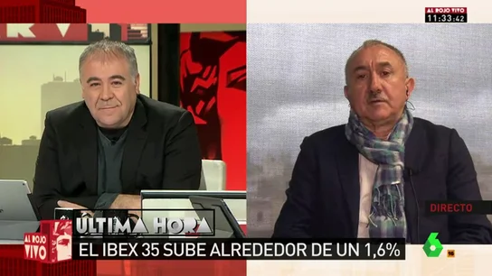 Pepe Álvarez: "La revalorización de un 0,25% de las pensiones es una mierda" Pepe Álvarez: "La revalorización de un 0,25% de las pensiones es una mierda"
