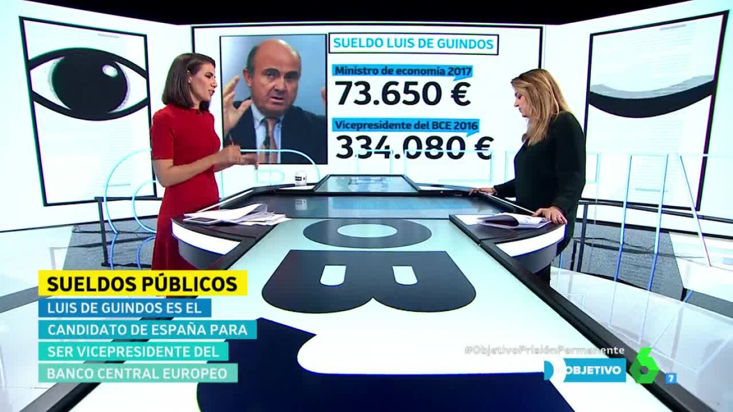&iquest;Cu&aacute;nto cobrar&aacute; Luis de Guindos si consigue ser vicepresidente del Banco Central Europeo?