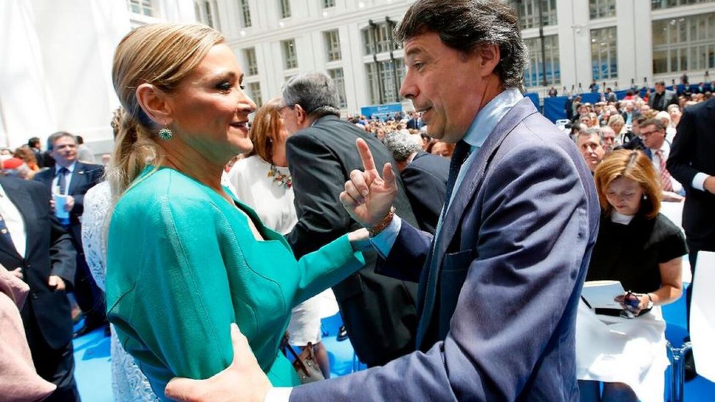 Cristina Cifuentes e Ignacio Gonz&aacute;lez, en un acto conjunto