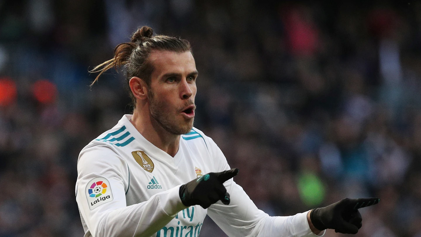 Bale durante un partido de Liga Bale durante un partido de Liga