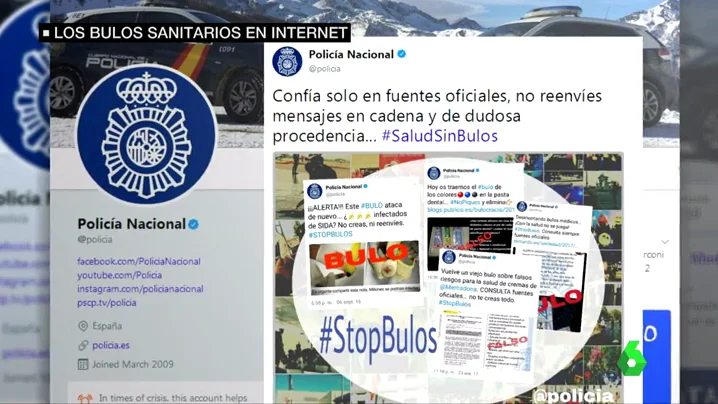 Bulos sanitarios en Internet