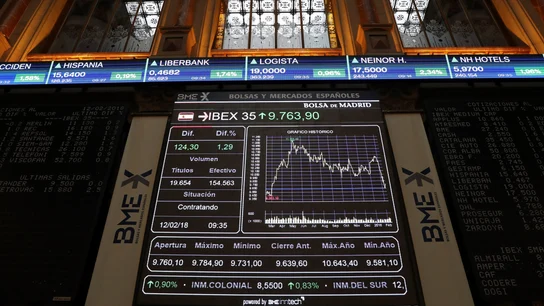 El IBEX 35, principal indicador de la Bolsa española El IBEX 35, principal indicador de la Bolsa española