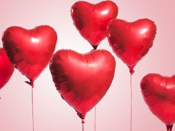 Imagen de globos de corazones Imagen de globos de corazones