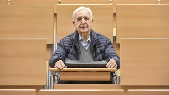 Miguel Castillo, el anciano de 80 años que se va de erasmus a Verona. Miguel Castillo, el anciano de 80 años que se va de erasmus a Verona.