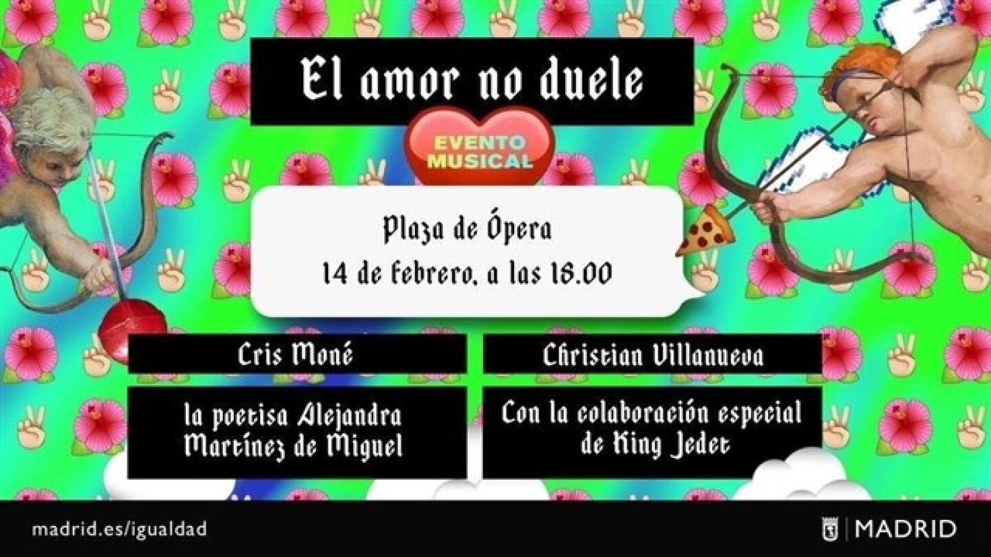 Campa&ntilde;a por San Valent&iacute;n del Ayuntamiento de Madrid