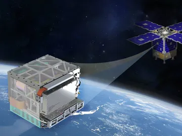 Detalle de cómo sería el aspecto del DSAC, el reloj atómico de espacio profundo que está desarrollando el JPL Detalle de cómo sería el aspecto del DSAC, el reloj atómico de espacio profundo que está desarrollando el JPL