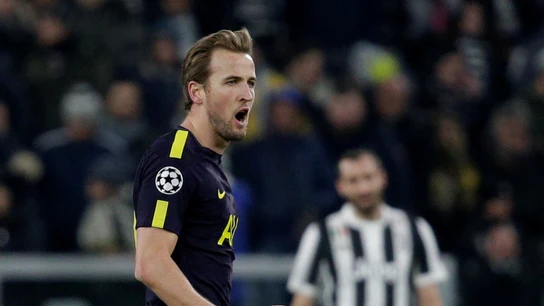 Harry Kane celebra su gol ante la Juventus Harry Kane celebra su gol ante la Juventus