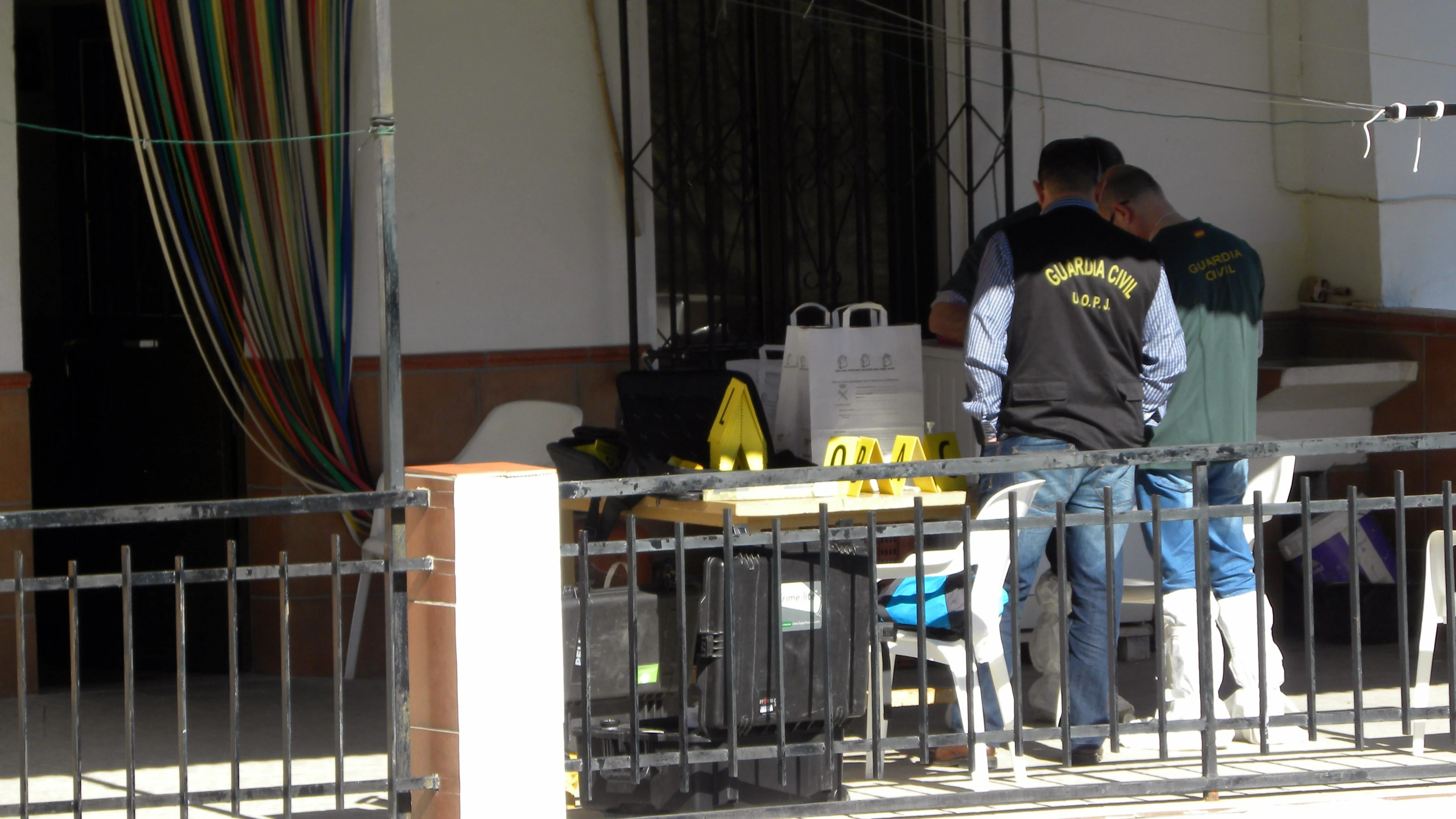 Vivienda del crimen machista en La Vi&ntilde;uela