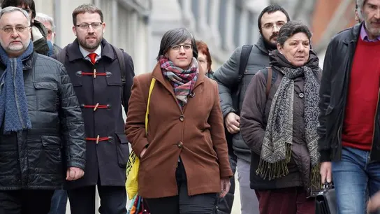Mireia Boya llega al Tribunal Supremo Mireia Boya llega al Tribunal Supremo