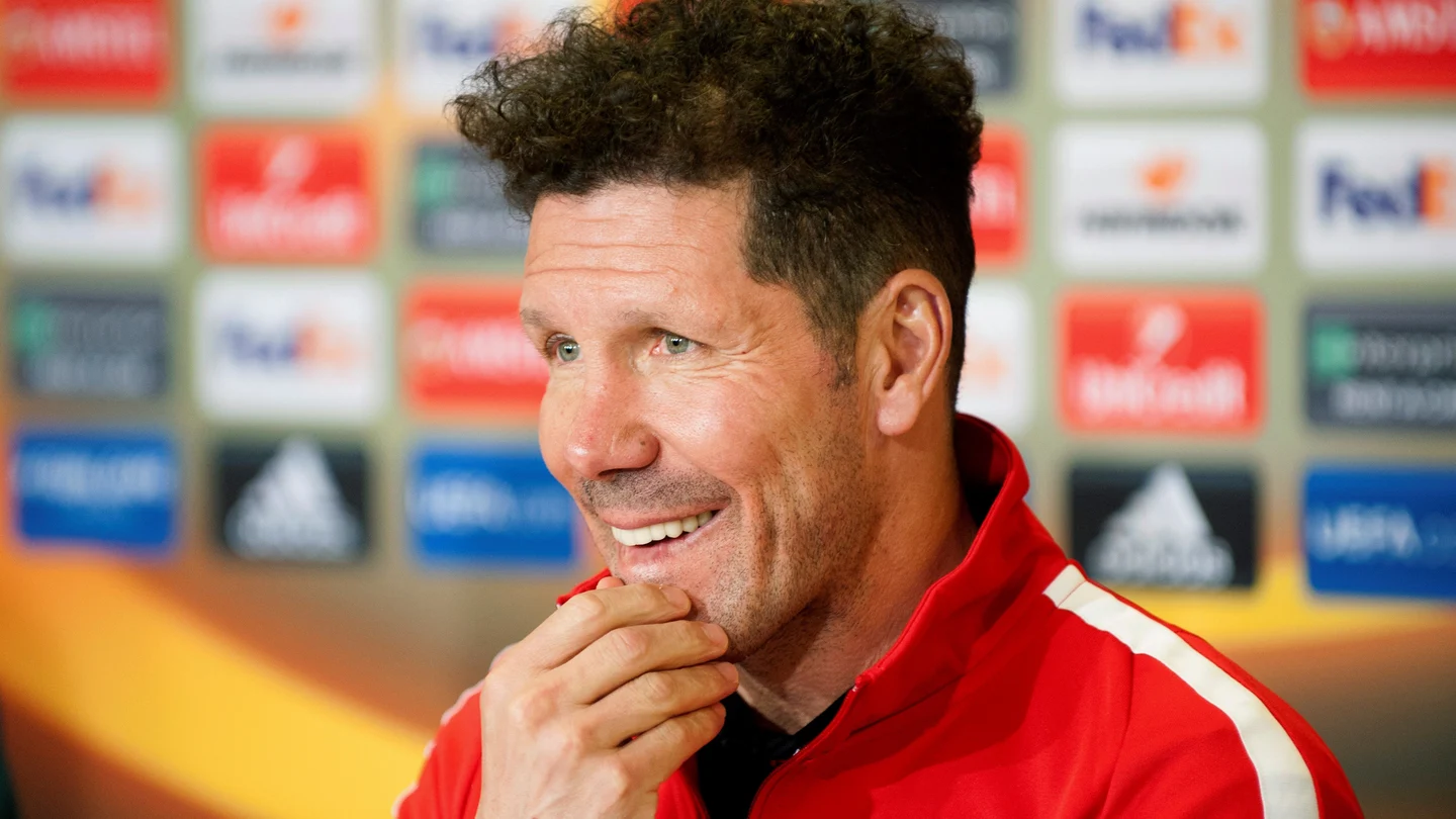 Simeone, en rueda de prensa Simeone, en rueda de prensa