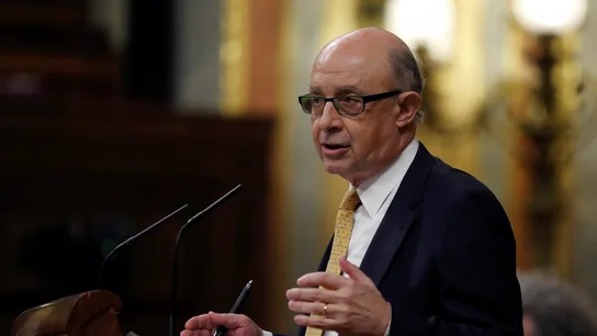 El ministro de Hacienda, Cristóbal Montoro El ministro de Hacienda, Cristóbal Montoro