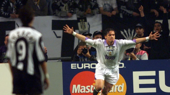 MIjatovic celebra su gol ante la Juventus MIjatovic celebra su gol ante la Juventus