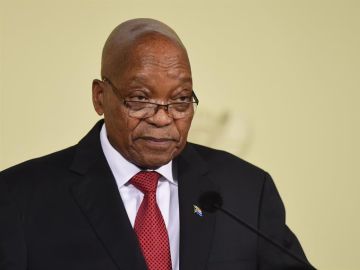 El presidente sudafricano, Jacob Zuma El presidente sudafricano, Jacob Zuma