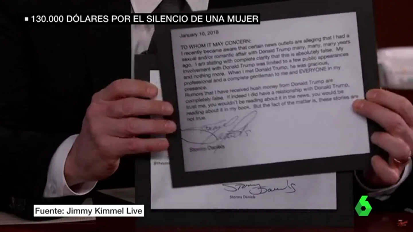 El abogado de Trump reconoce que pagó 130.000 dólares a una actriz porno por su silencio El abogado de Trump reconoce que pagó 130.000 dólares a una actriz porno por su silencio