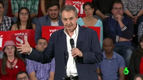 José Luis Rodríguez Zapatero durante un acto José Luis Rodríguez Zapatero durante un acto