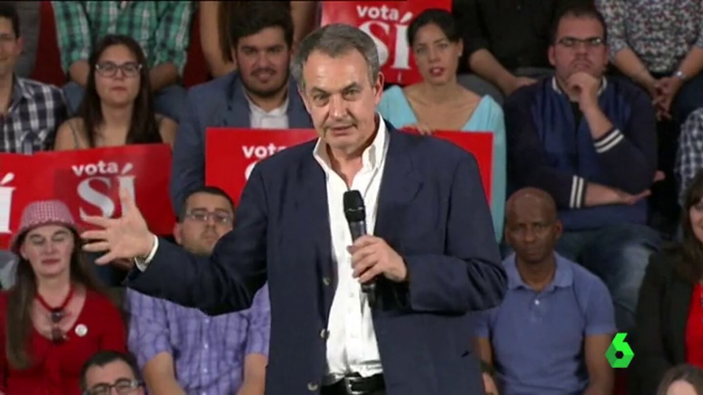 Jos&eacute; Luis Rodr&iacute;guez Zapatero durante un acto