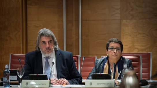 A la izquierda, Alberto Ganga, abogado de la plataforma Garantías Ciudadanas A la izquierda, Alberto Ganga, abogado de la plataforma Garantías Ciudadanas