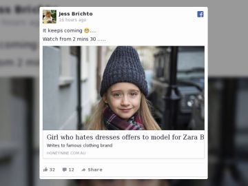 Eliza Brichto en Facebook Eliza Brichto en Facebook