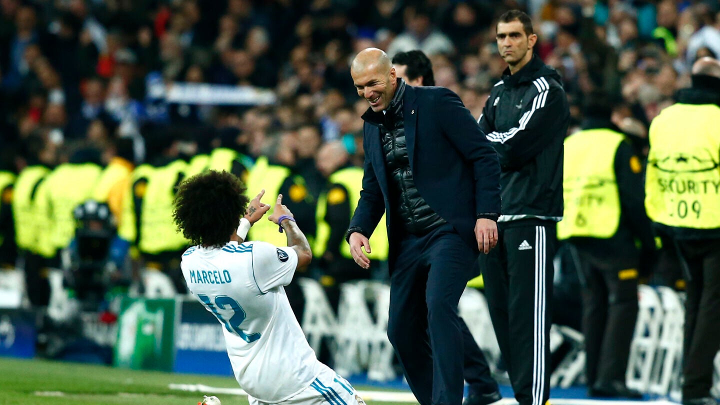 Marcelo dedica su gol a Zidane