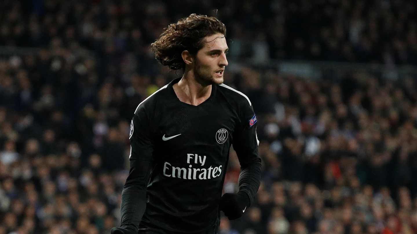 Rabiot, durante el partido del PSG Rabiot, durante el partido del PSG