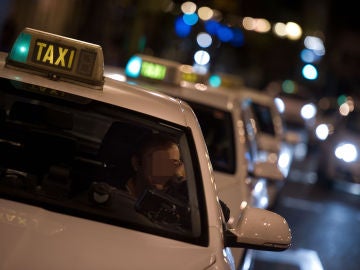 Imagen de archivo de un taxi Imagen de archivo de un taxi