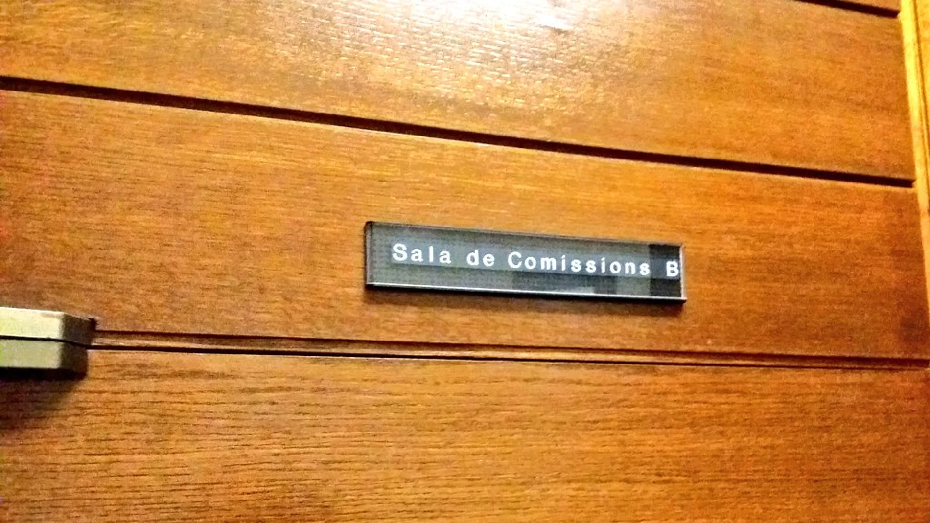 Sala de Comisiones B de las Cortes Valencianas