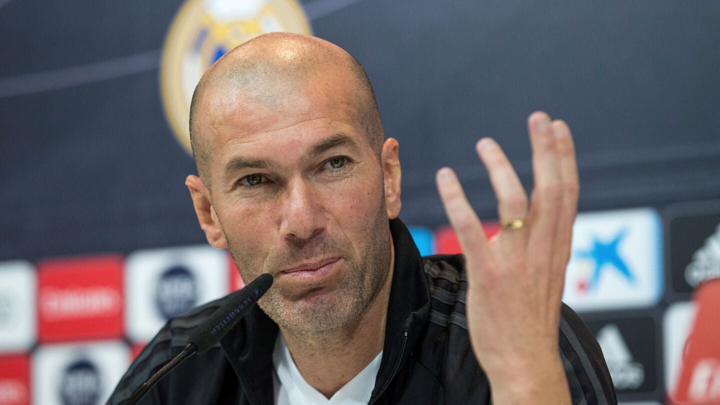 Zidane, en sala de prensa
