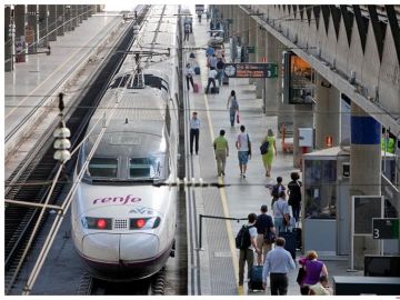 Un tren AVE