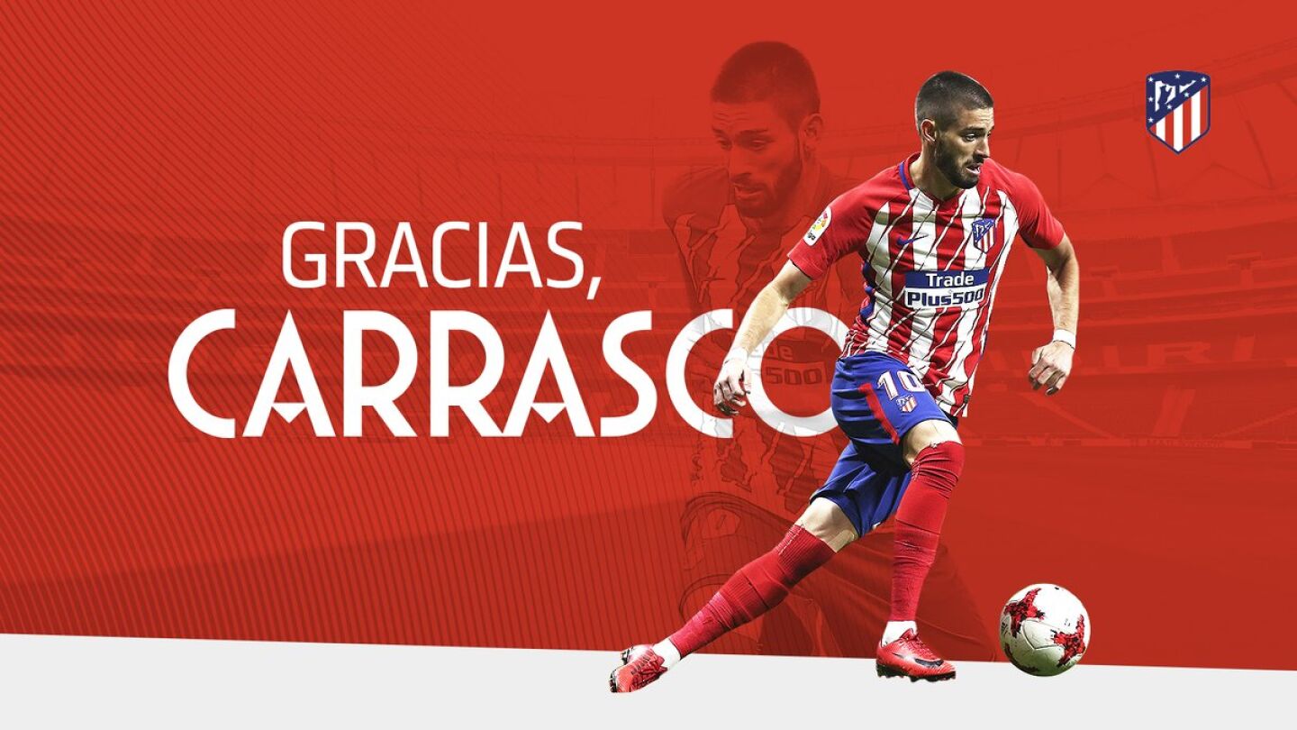 Yannick Carrasco se marcha del Atl&eacute;tico de Madrid