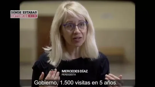 Mercedes Díaz, periodista, en Dónde estabas entonces Mercedes Díaz, periodista, en Dónde estabas entonces