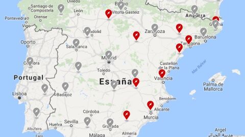 puntos de recarga Supercargadores Tesla_España