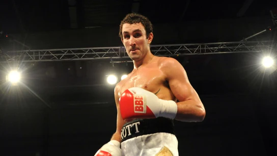 Scott Westgarth, durante una pelea en 2013 Scott Westgarth, durante una pelea en 2013