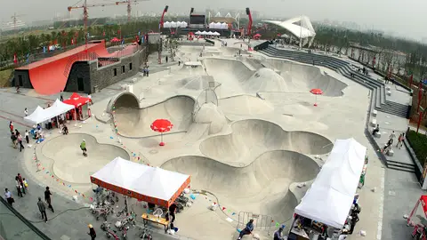 SMP Skate Park Planes locos para familias aventureras en China