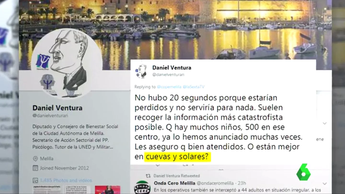 El tuit del consejero Daniel Ventura El tuit del consejero Daniel Ventura