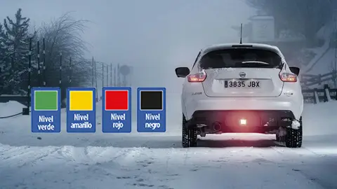 código de colores para la nieve