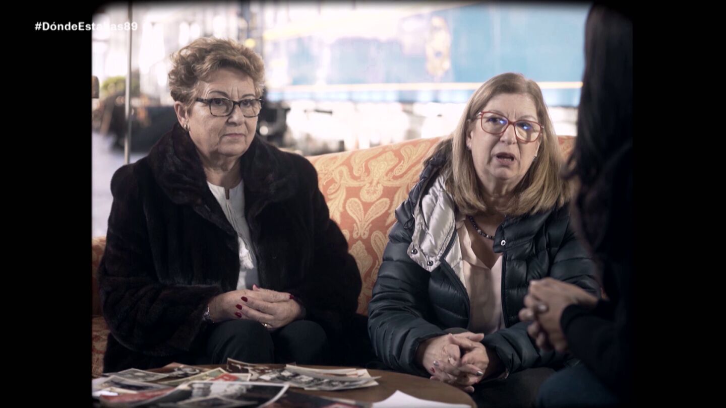 Pilar y Paquita en D&oacute;nde estabas entonces 1989